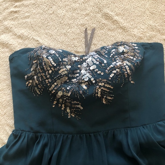 Rebecca Taylor Peacock Sequin Dress - Picture 3 of 6